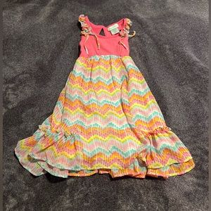 Sleeveless pink summer dress